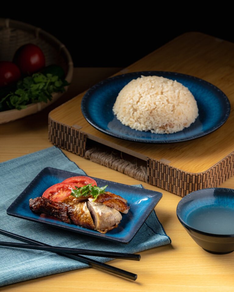 2-roastes-Hainanese-chicken-drumstick-rice-set